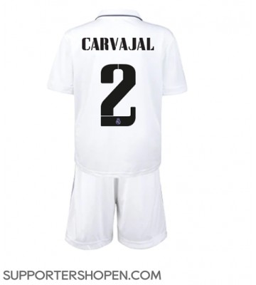 Real Madrid Daniel Carvajal #2 Hemmatröja Barn 2022-23 Kortärmad (+ korta byxor)
